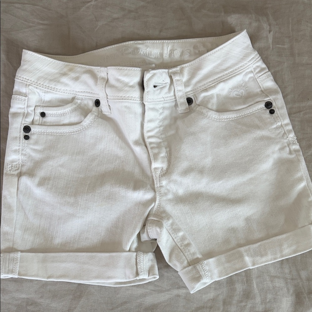 White Justice Girls’s Denim Shorts